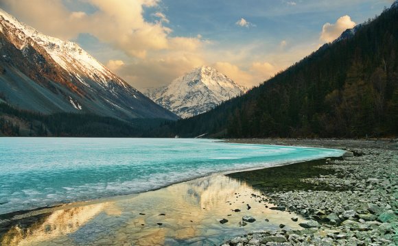 Закат на Кучерлинском озере